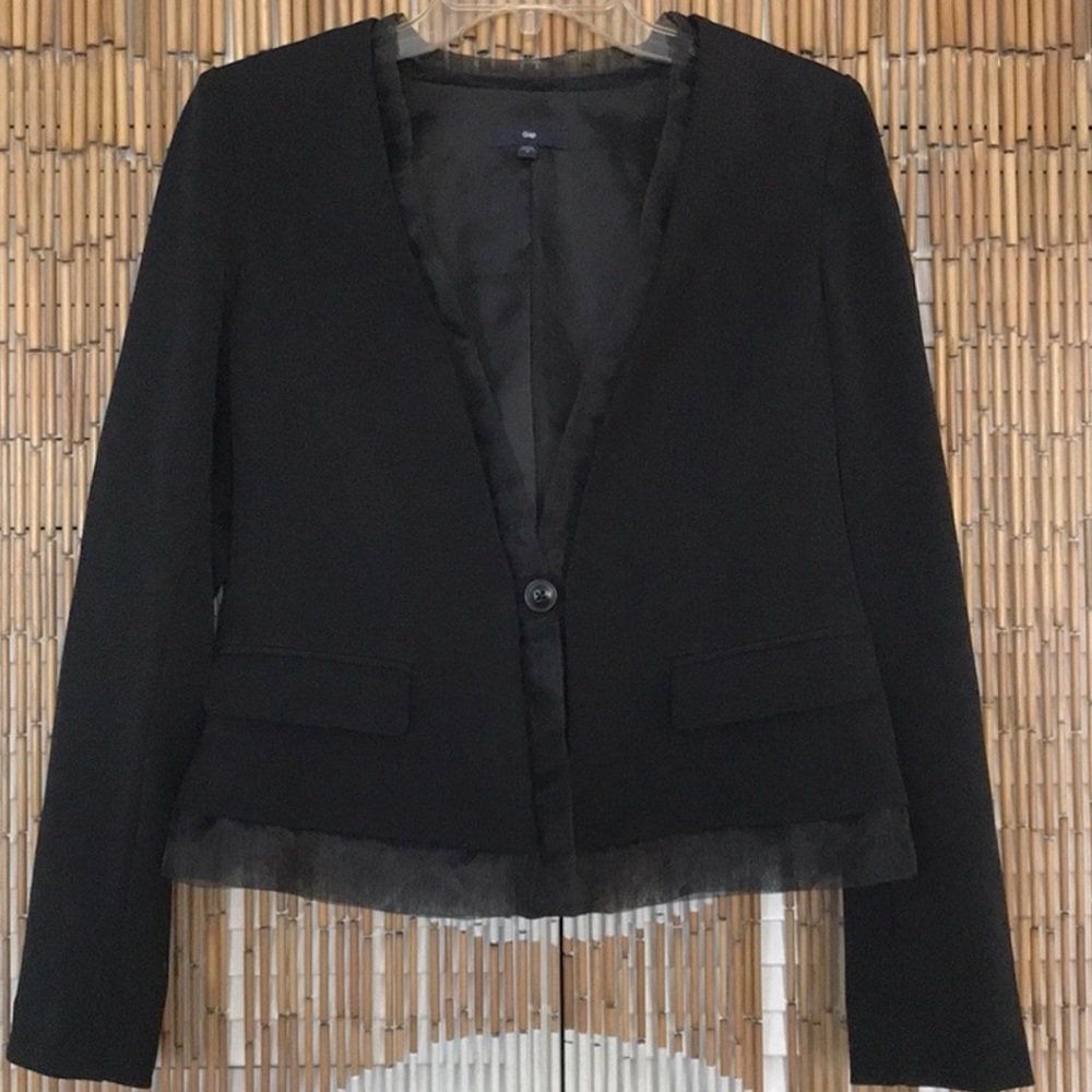 GAP Blazer with Sheer Edges - Picture 3 of 5